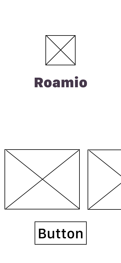 Landing page wireframe