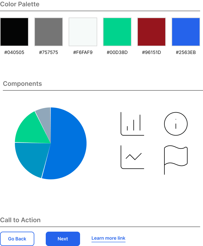 Color branding card